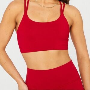 NWT Fabletics Red Sports Bra